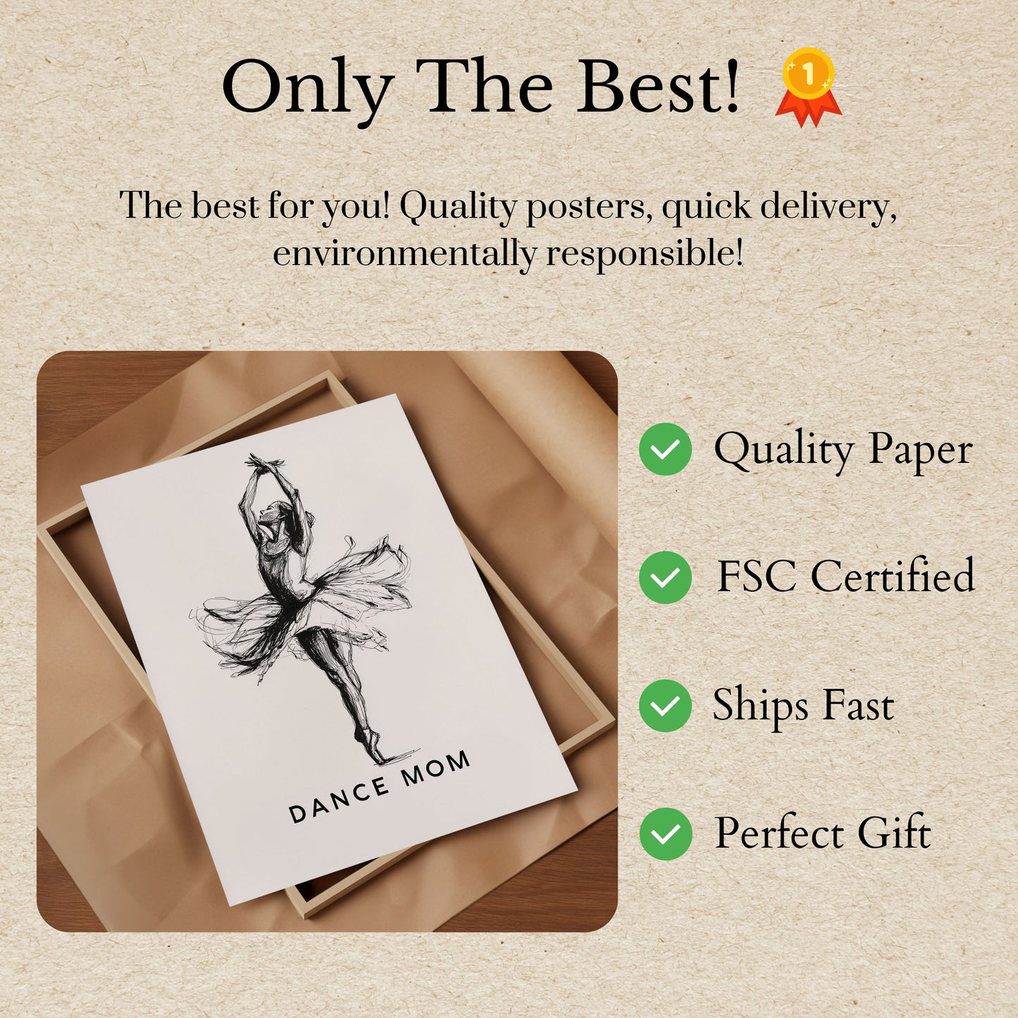 Elegant Ballet Dance Poster