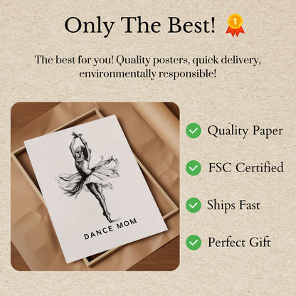 Elegant Ballet Dance Poster