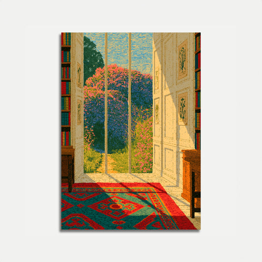 Mediterranean Garden Room View Poster