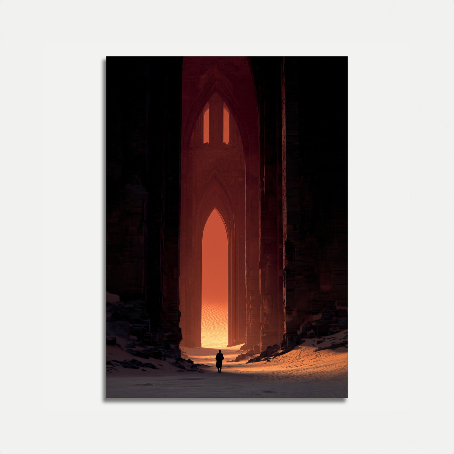 Desert Gateway to Light Poster