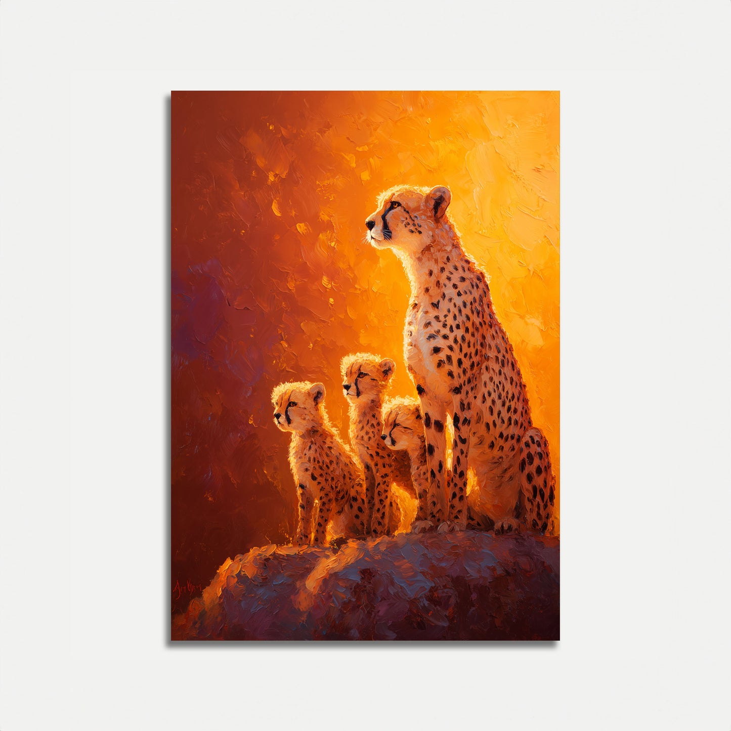 Gouden Luipaard Familie Poster