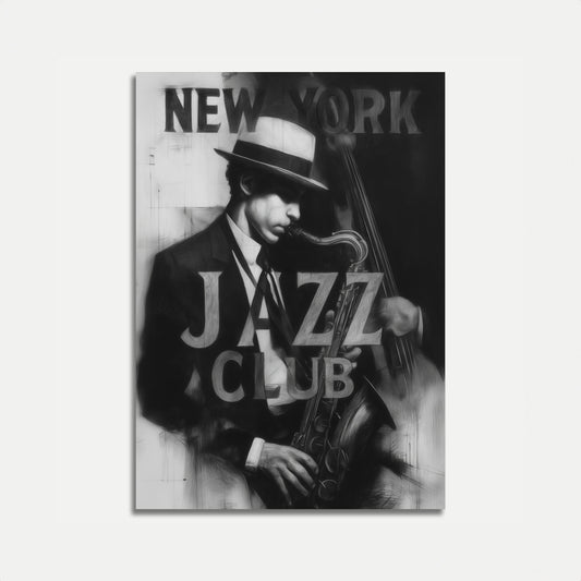 New York Jazz Club Legend Poster