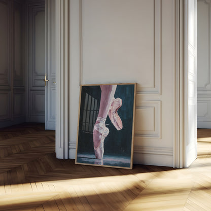 Ballet Pointe Elegance Poster