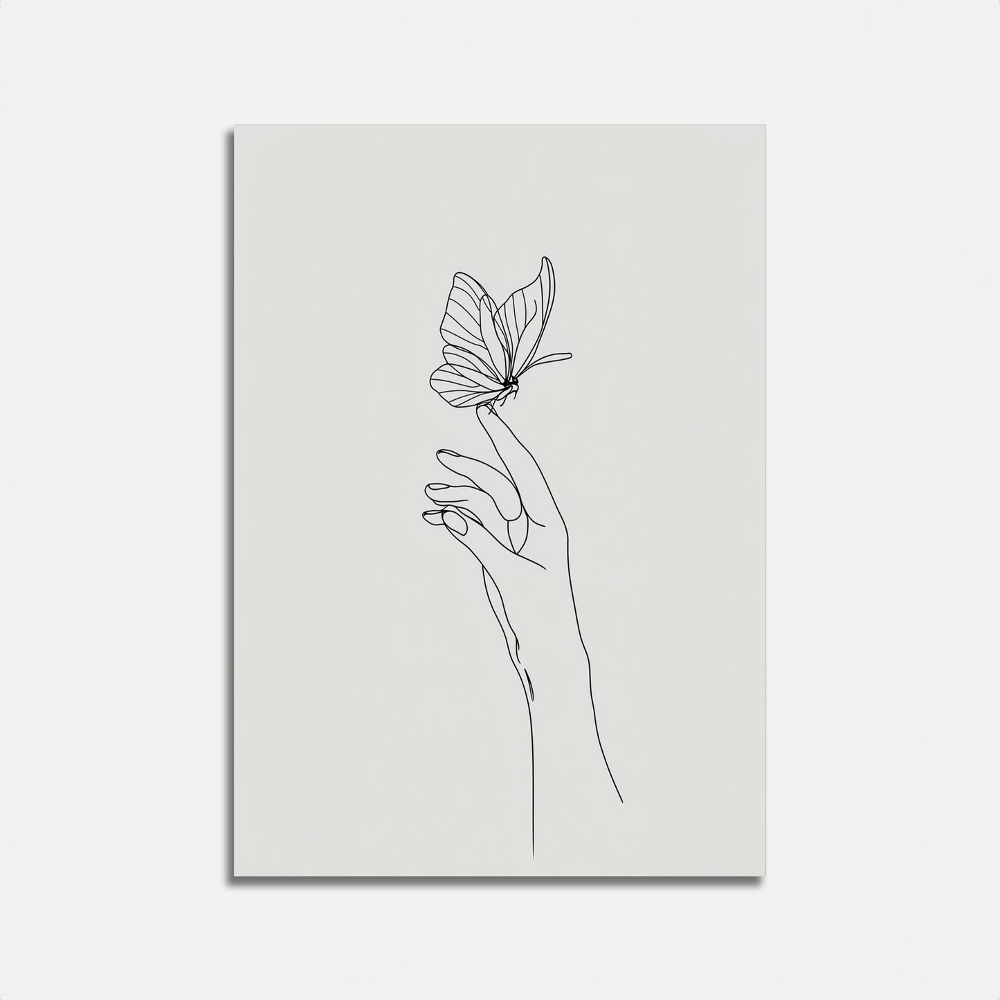 Póster "Delicate Butterfly Touch"