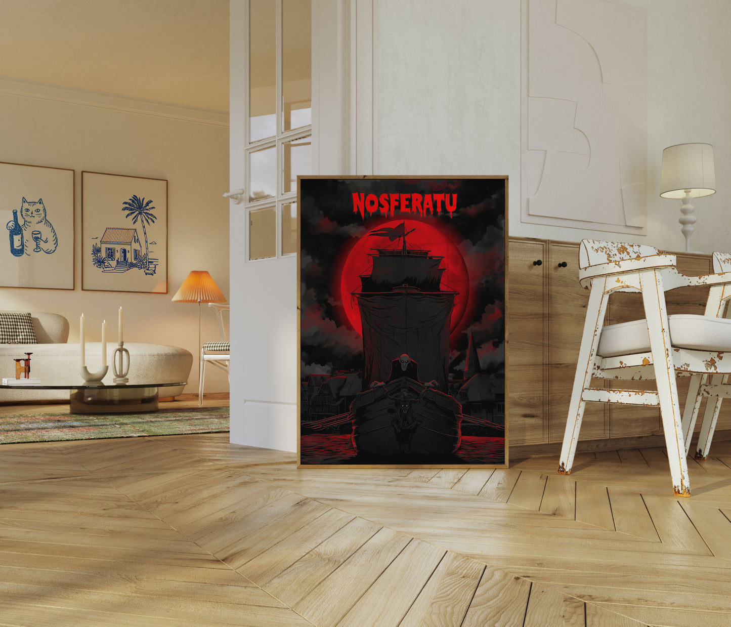 Nosferatu Castle Gothic Horror Poster