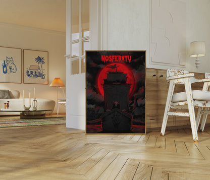 Nosferatu Castle Gothic Horror Poster