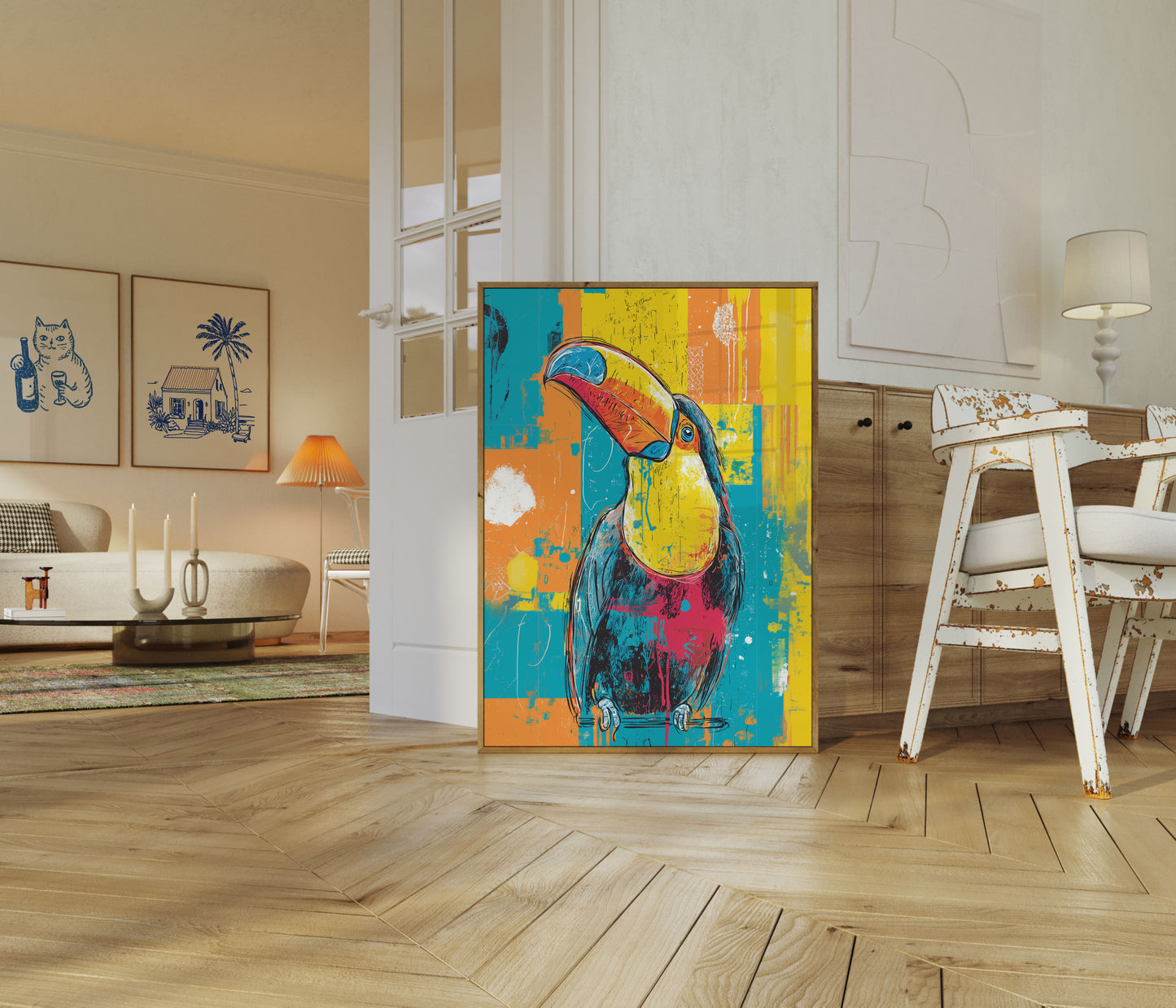 Colorful Tropical Toucan Poster