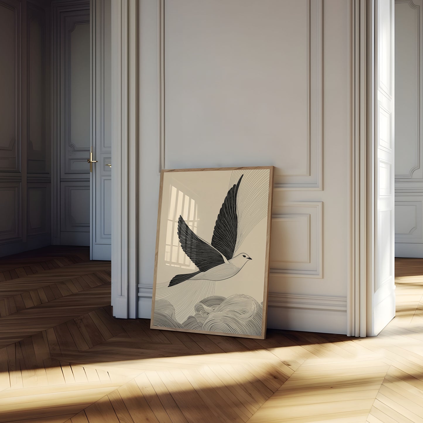 Poster di Elegante Uccello Volante