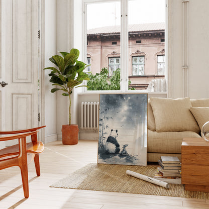 Celestial Panda and Dragon Poster