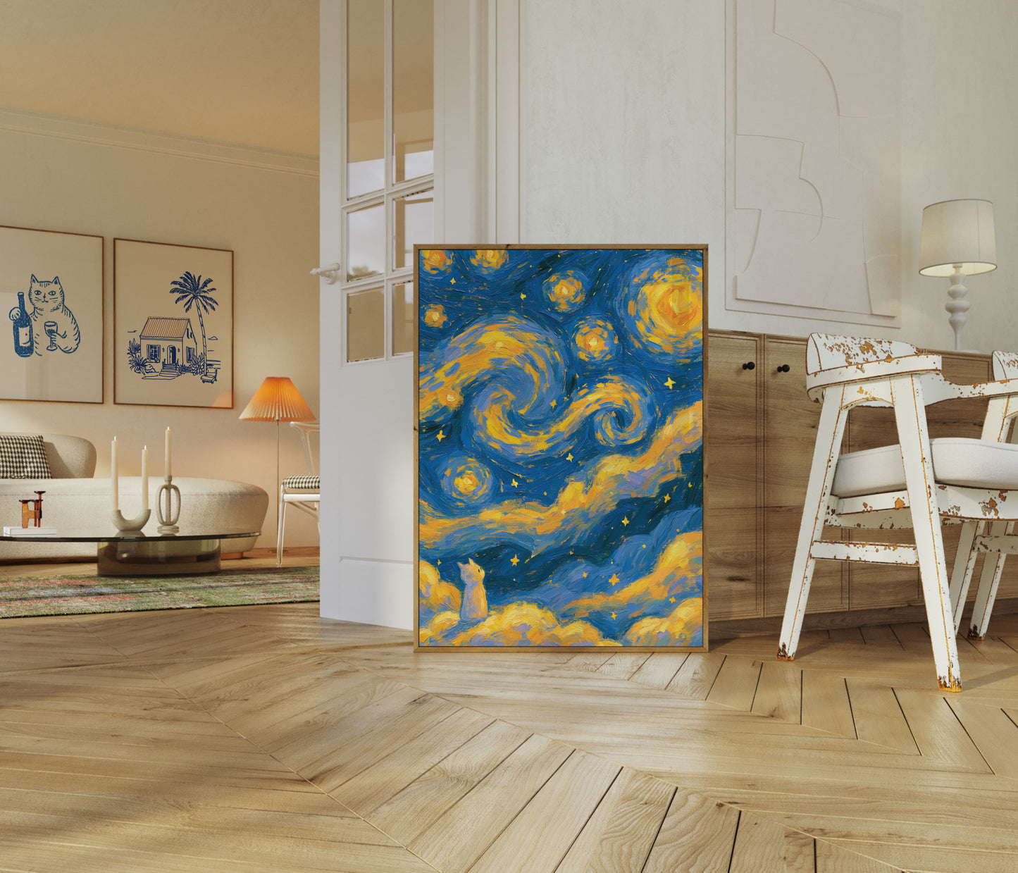 Poster Cielo Stellato Notturno