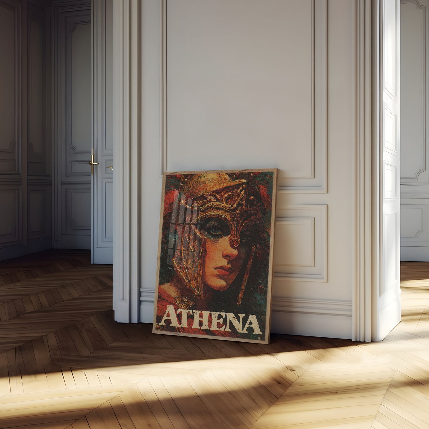 Athena, Visdommens Gudinde Plakat