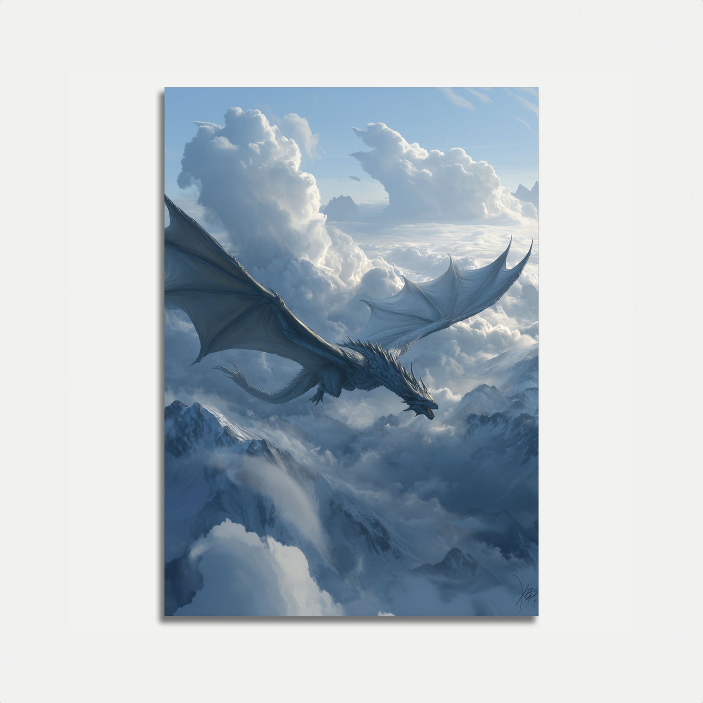 Celestial Dragon Flight Poster