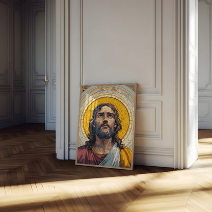 Divine Illumination Religious Poster