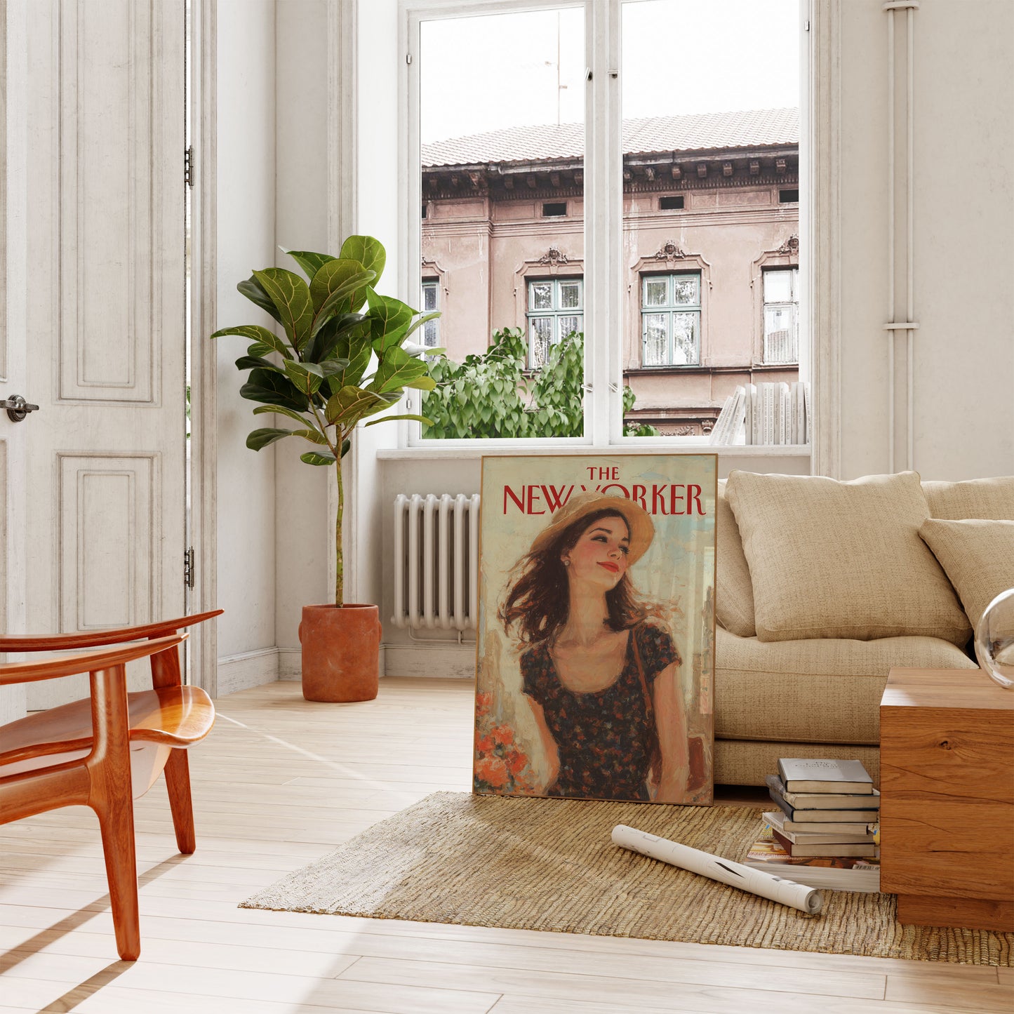 Vintage New Yorker Summer Poster