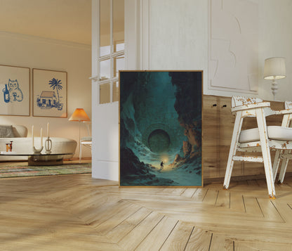 Ancient Underground Temple Discovery Poster