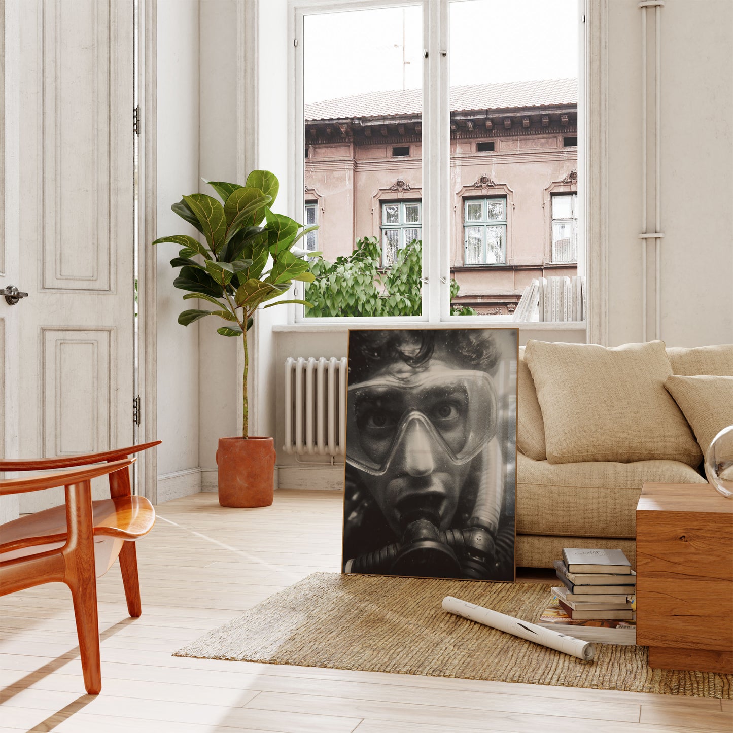 Underwater Intensity Scuba Poster