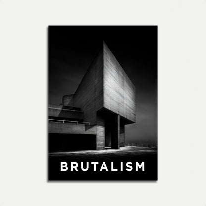 Plakát brutalistického architektonického památníku