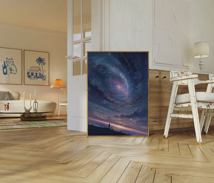 Pôster do Universo Espiral Cósmico