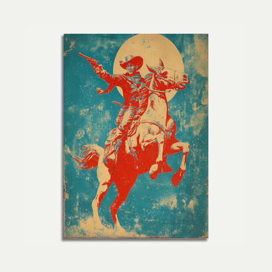 Wild West Gunslinger Poster