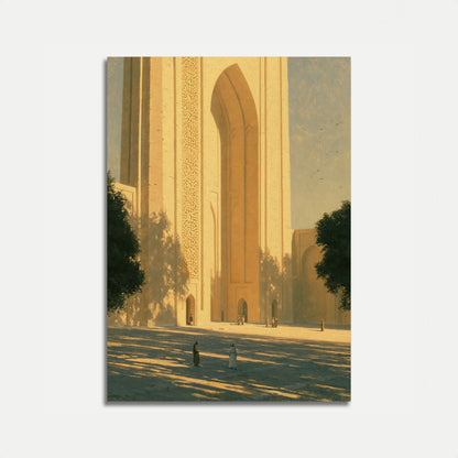 Islamic Architecture Courtyard Poster