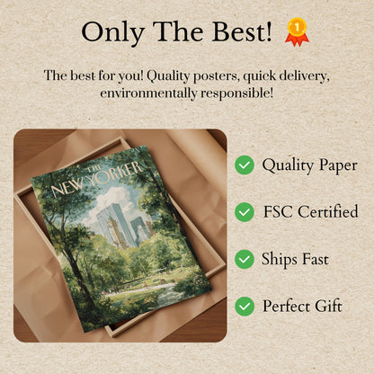 New York City Urban Oasis Poster