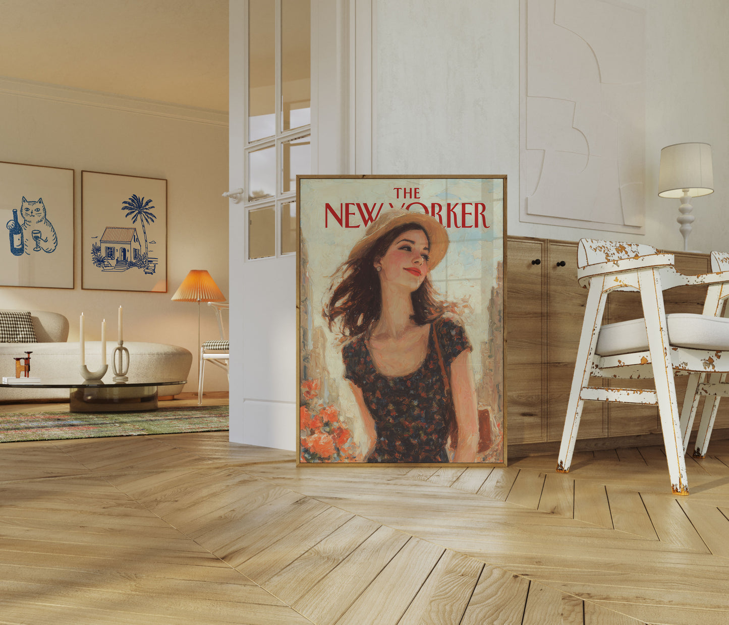 Vintage New Yorker Summer Poster