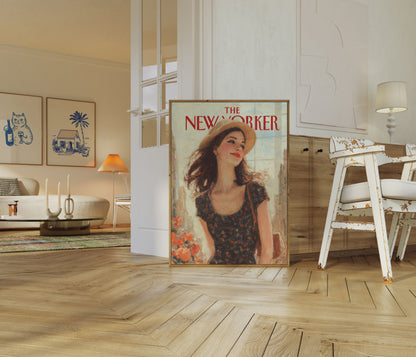 Vintage New Yorker Summer Poster