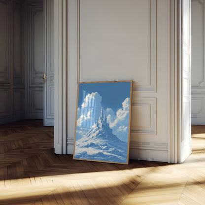 Förtrollat Slott i Molnen Affisch