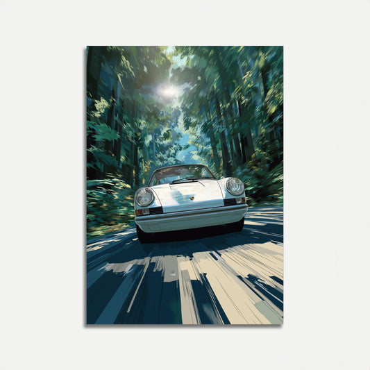 Forest Speed Classic Poster