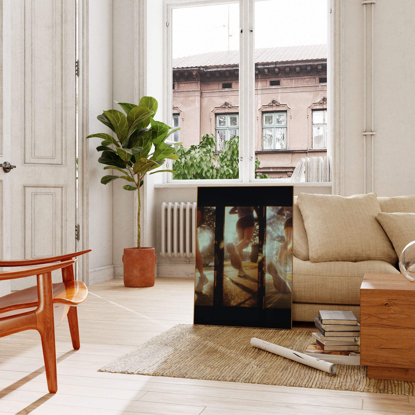 Urban Running Motion Poster