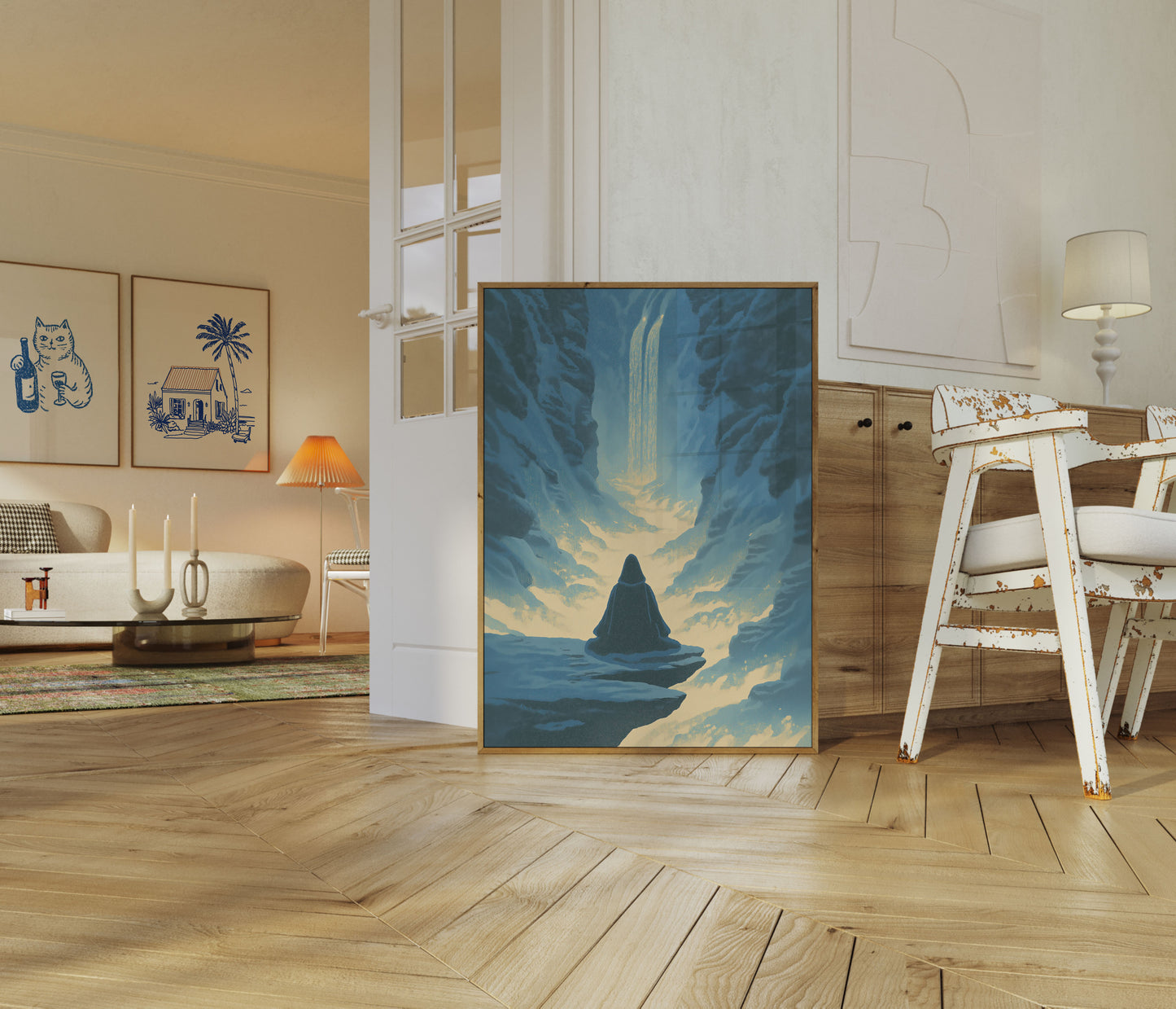 Meditation in the Mountains Poster