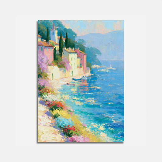 Mediterranean Kustdorp Poster
