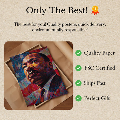 Civil Rights Leader Legacy Poster
