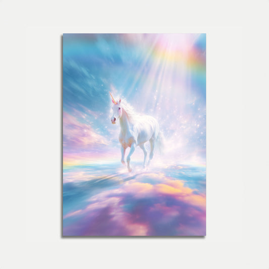 Poster del Paesaggio Onirico dell'Unicorno Magico
