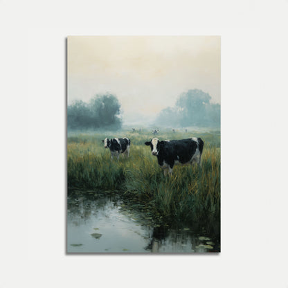 Poster di Mucche da Latte di Misty Meadow