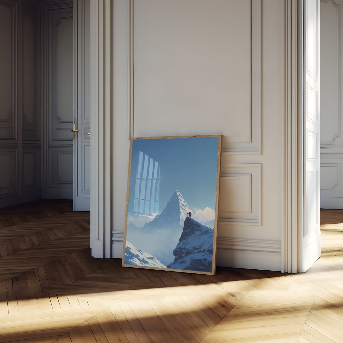 Majestic Alpine Conquest Poster