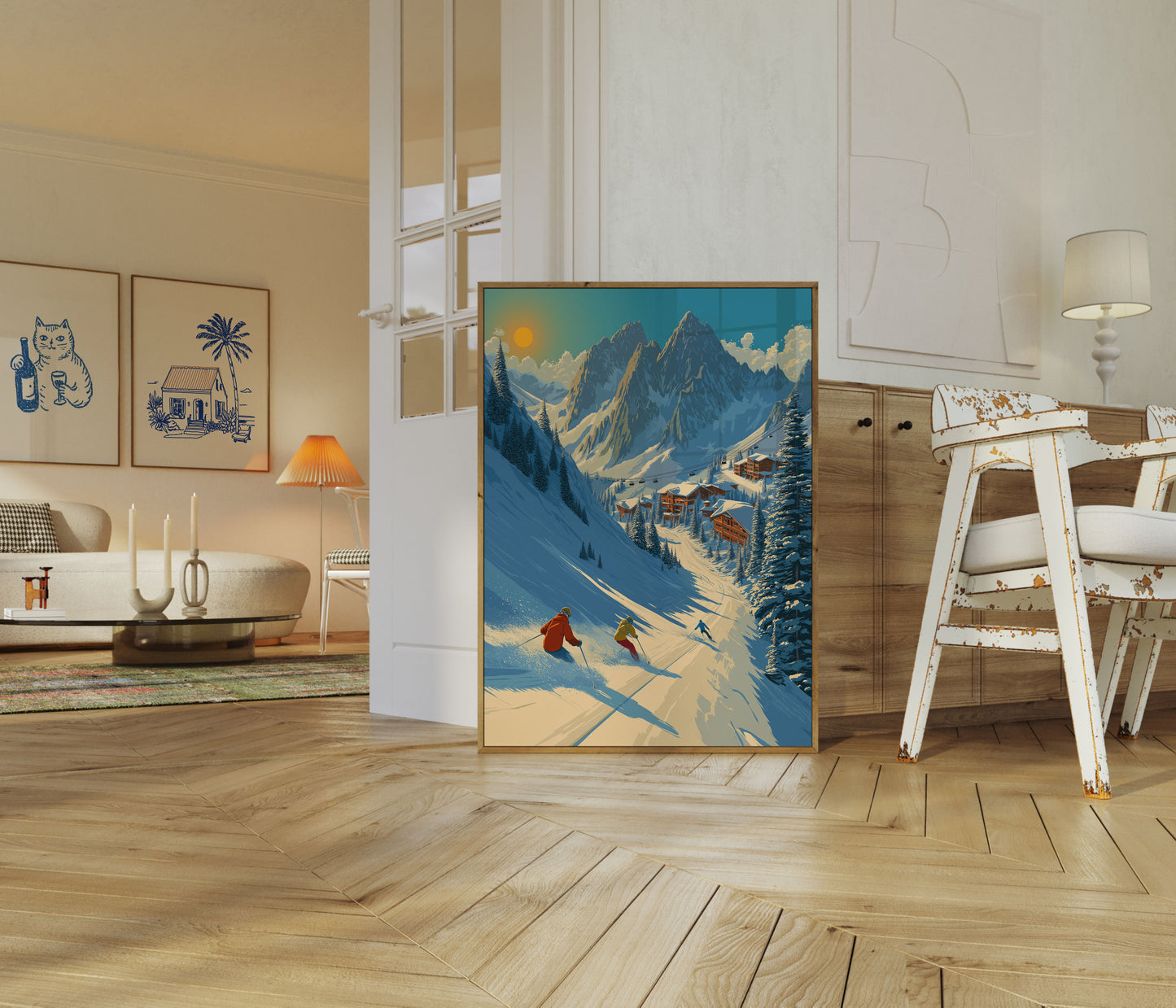 Alpine Ski Adventure Poster