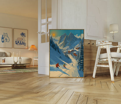 Alpine Ski Adventure Poster