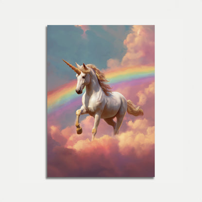 Poster di Unicorno Arcobaleno Magico