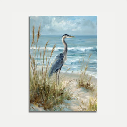 Pôster Costeiro da Garça-Azul-Grande