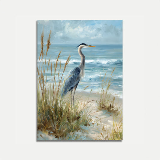 Pôster Costeiro da Garça-Azul-Grande