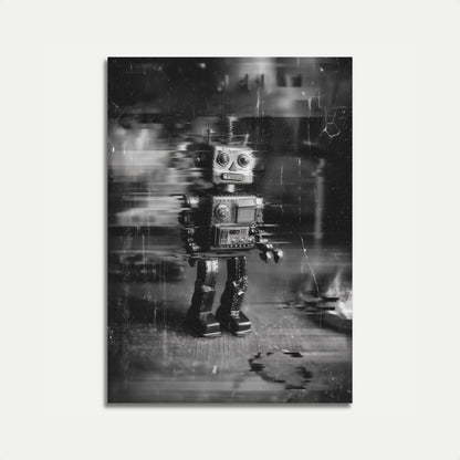 Vintage Retro Robot Plakat
