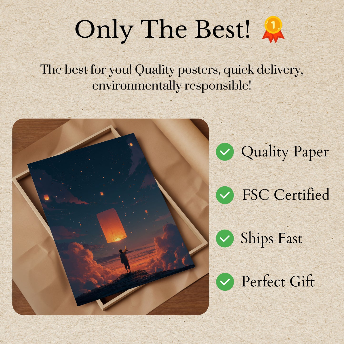 Lanterns of Hope Anime Poster