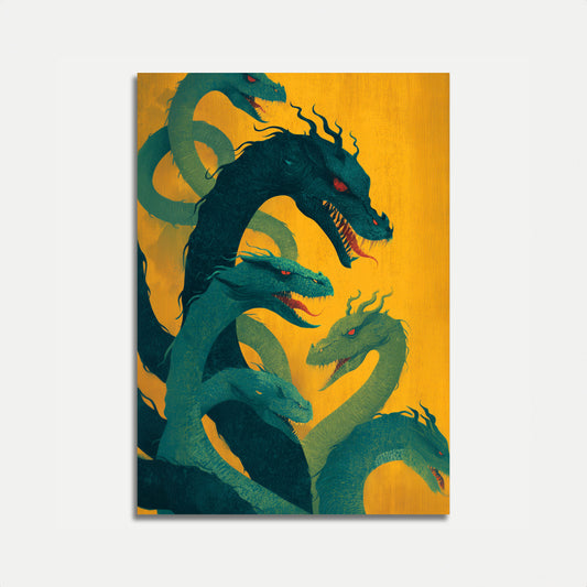 Póster del Enjambre del Dragón Esmeralda