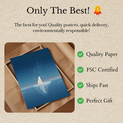 Cartaz do Urso Polar na Iceberg