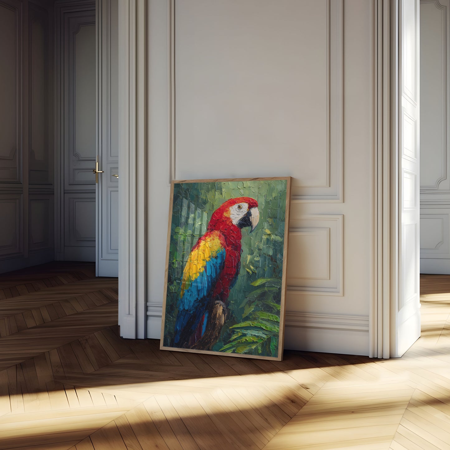 Poster del Macaw Scarlatto Vivace