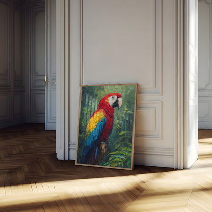 Poster del Macaw Scarlatto Vivace