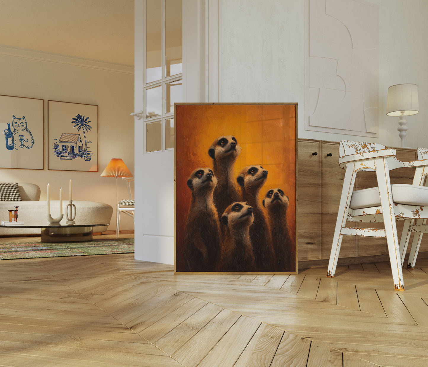 Cartaz de Vigilância da Família Meerkat