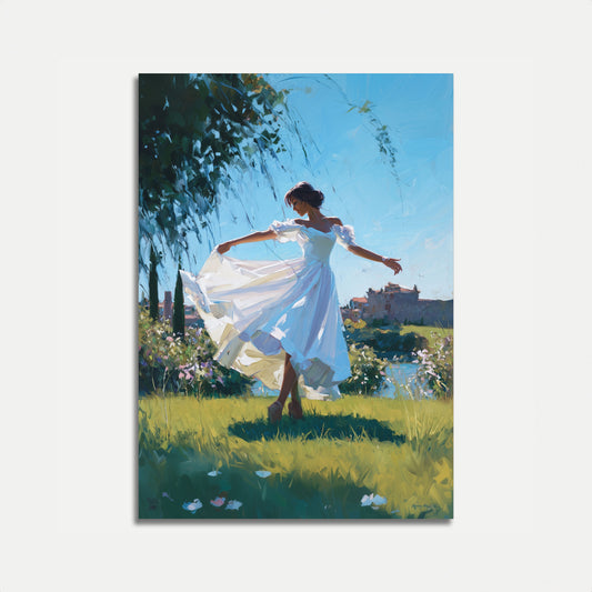 Graceful Dance in Tuscany Poster