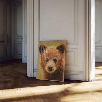 Poster Ritratto Orso dell'Ora Dorata